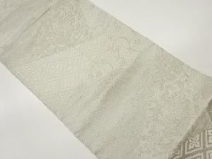 切嵌風花唐草に鳳凰・古典柄模様織出し袋帯